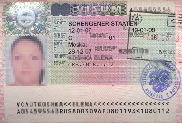Виза шенген австрия